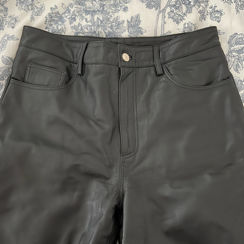 REMAIN BIRGER CHRISTENSEN
Black Straight Leather Pants - Picture 4 of 11